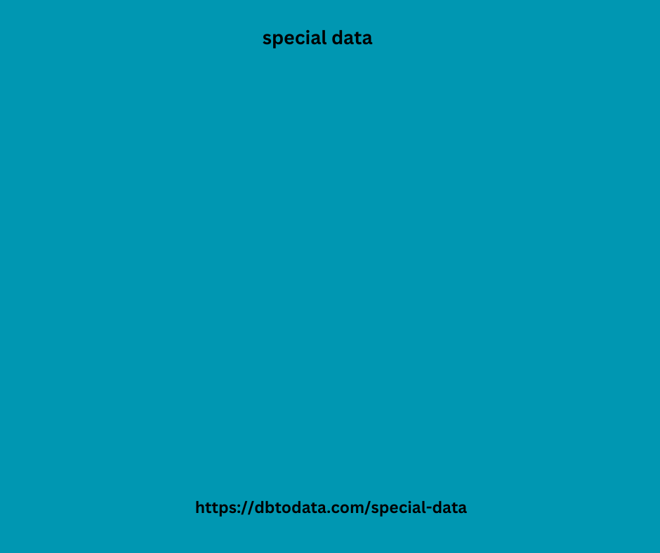 Special database