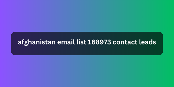 afghanistan email list 168973 contact leads