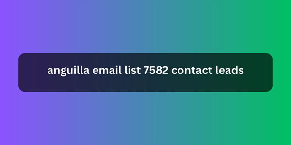 anguilla email list 7582 contact leads