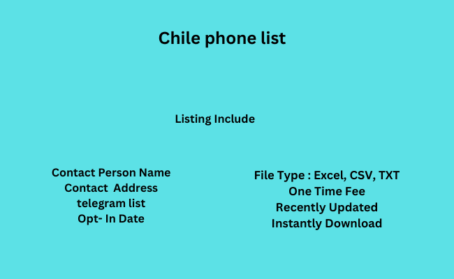 Chile phone list