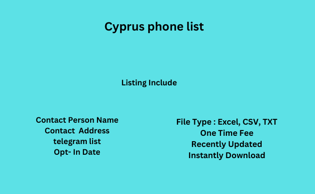 Cyprus phone list