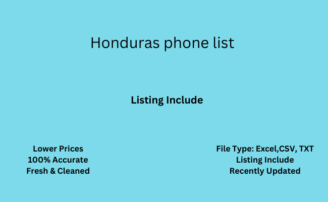 Honduras phone list