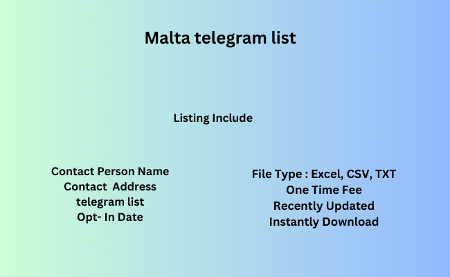 Malta telegram list