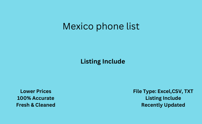 Mexico phone list