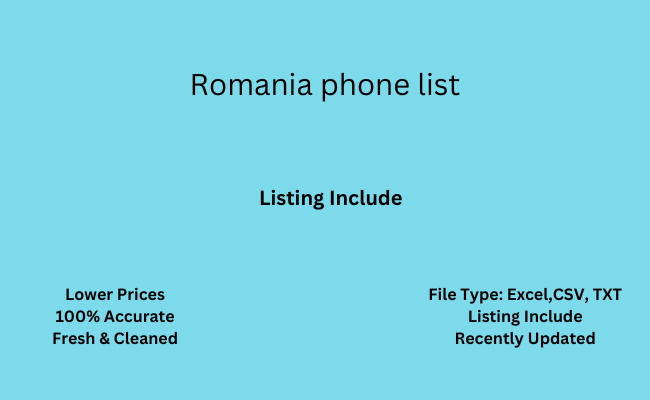 Romania phone list