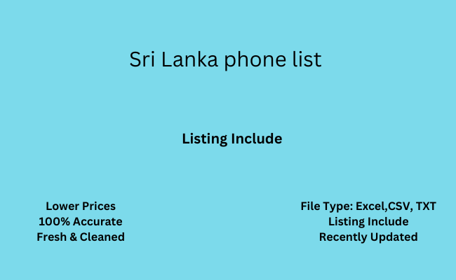 Sri Lanka phone list