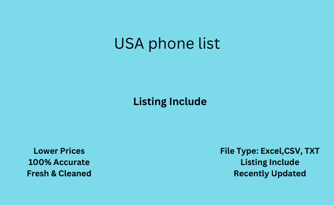 USA phone list