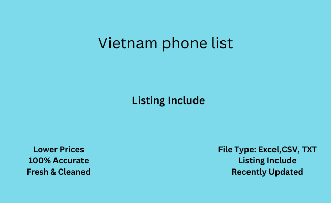 Vietnam phone list